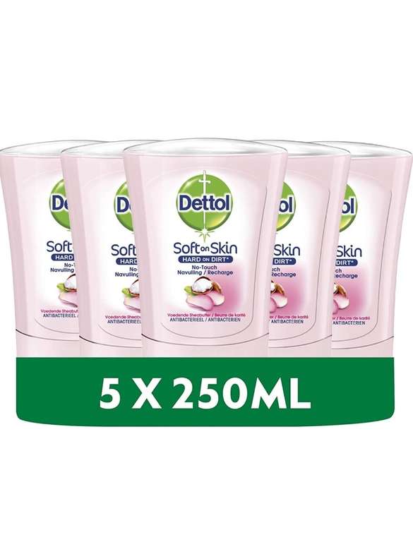 [Prime] Dettol - Hand soap No Touch Refill - Galambutter 5 x 250 ml
