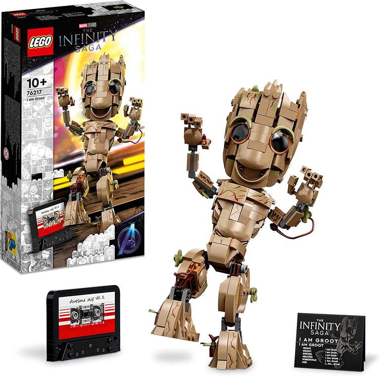 LEGO Marvel I am Groot (76217) €34,39 @ Amazon.nl (eventueel €5,- extra korting)