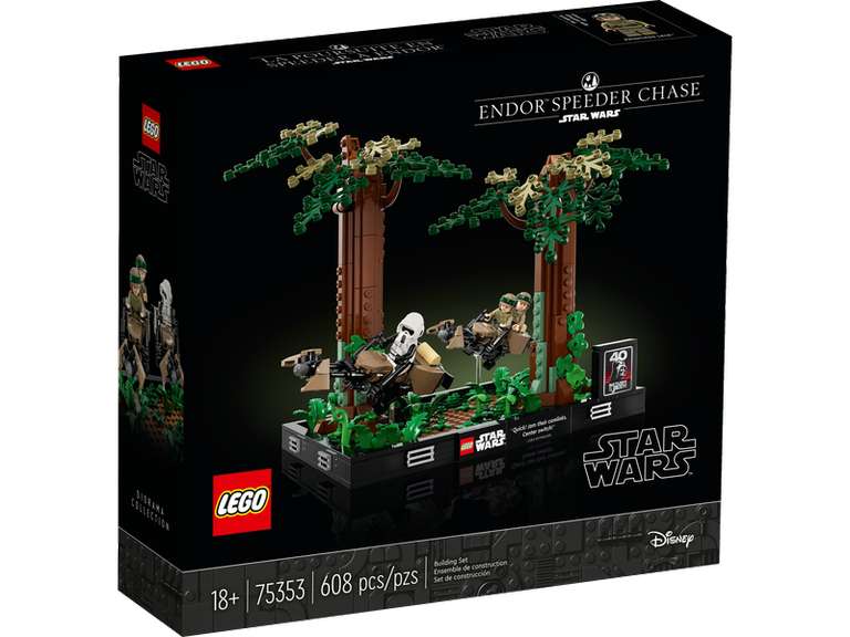 (Preorder) LEGO Star Wars 75353 Endor speederachtervolging diorama