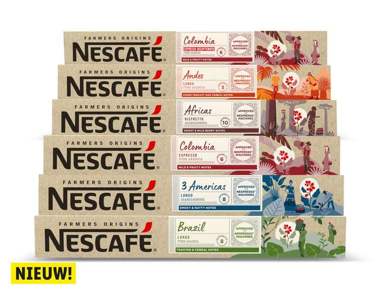 Nescafé Nespresso 2 x 10 voor 4,49