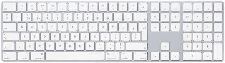 Apple Magic Keyboard + Numpad (Zilver/QWERTY/MQ052N/A) @ MediaMarkt