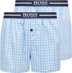 Set van 2 Boss woven boxers / pyjama shorts