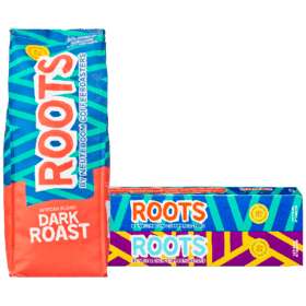 Roots Koffiebonen (500 gram) & Capsules (10) 50% korting