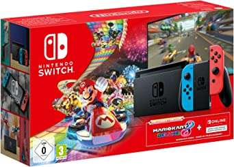 Nintendo Switch Console - Mario Kart 8 Deluxe Bundel + 3 maanden Nintendo Switch Online (alleen voor België)