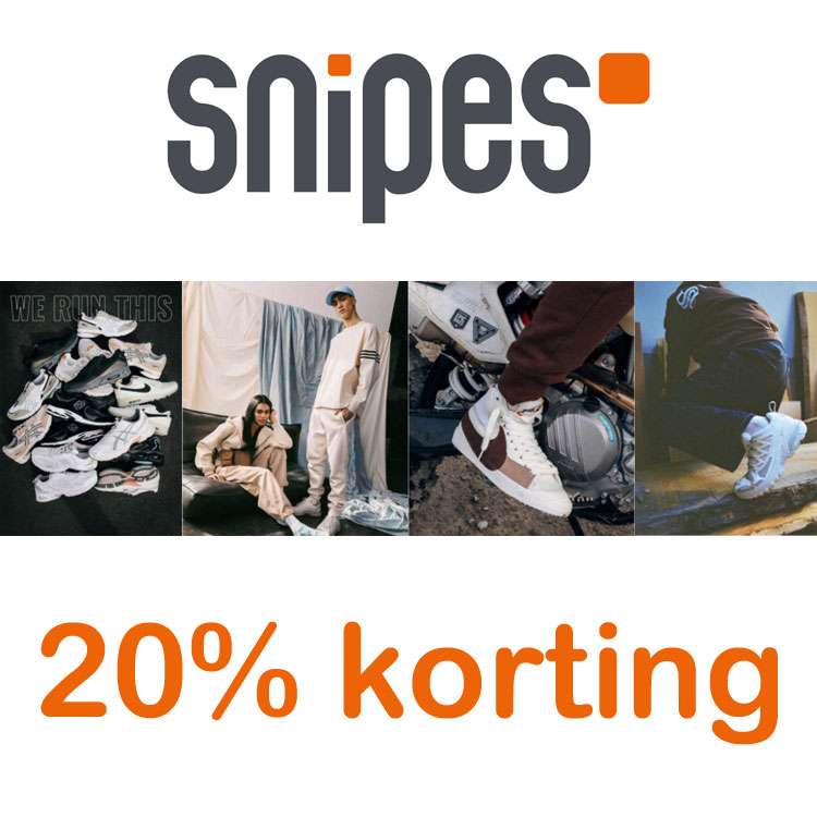 Snipes: 20% korting