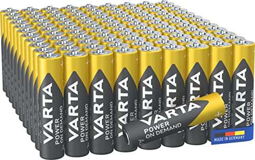Varta Power on Demand AAA 100 stuks @ Amazon Duitsland