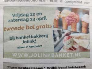 2e bol ijs gratis @ Jolink Apeldoorn [Lokaal]