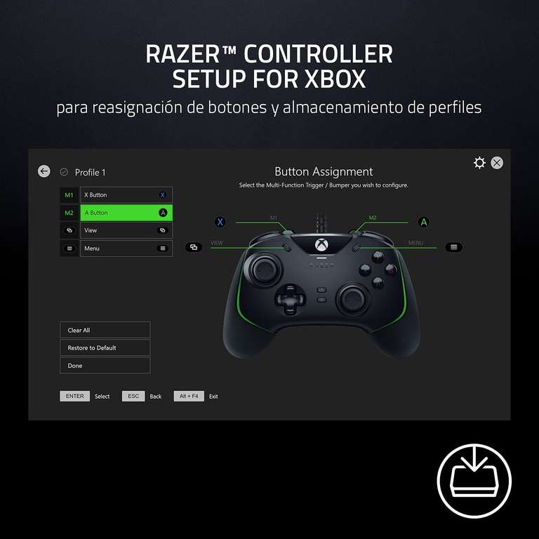 Razer Wolverine V2 Wit - Wired Gaming Controller voor Xbox Series X/S/One & PC