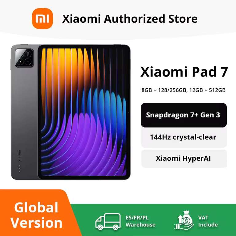 Xiaomi Pad 7 (8GB/128GB) 11,2 Tablet | €209,61 bij AliExpress at