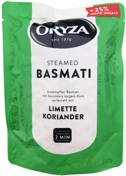 250 gram Gestoomde Jasmin of Basmati Rijst @ Die Grenze