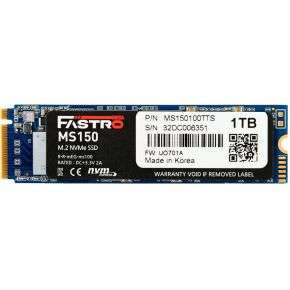 Fastro MS150 NVMe (TLC) 1TB M.2 SSD voor 62,90 bij megekko