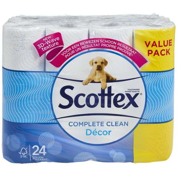Scottex (Page) 2-laags WC Papier – 24 rollen - 25% extra korting vanaf 4 verpakkingen
