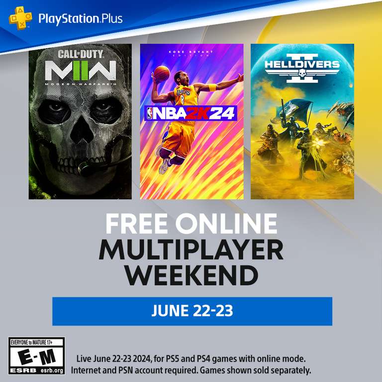 Gratis online multiplayerweekend op PS5 en PS4
