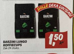 Barzini lungo nespressocups 24 stuks @ Dekamarkt