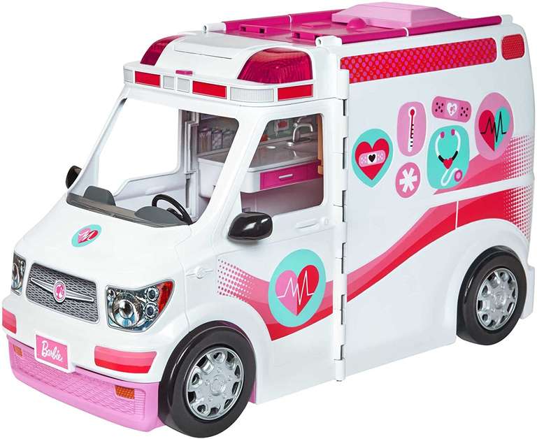 [Nu €26,95] Barbie Ambulance en Mobiele Dokterspost Speelset (60+ cm)