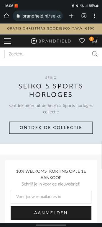 SEIKO 5 sports automatic watch
