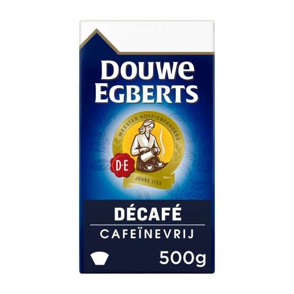 2 pakken (500 gram) Douwe Egberts Décafé filterkoffie voor €11