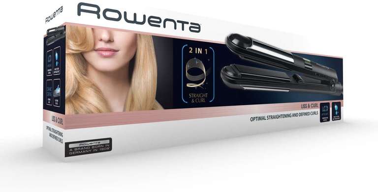 Rowenta SF4210 Liss & Curl 2-in-1 stijltang voor €9,95 @ Amazon.nl