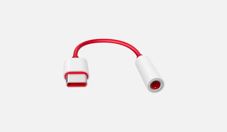 OnePlus Type-C to 3.5mm Cable Red