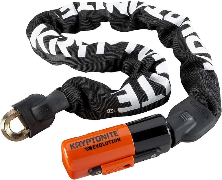 Kryptonite kabelslot Evolution serie 4 geïntegreerde ketting 1090, zwart, 90 cm