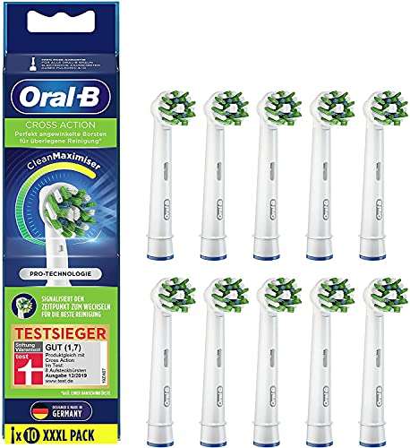 Oral-B CrossAction opzettandenborstels, 10 stuks