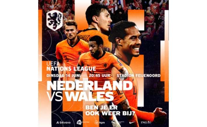 Tickets Nederland - Wales - 14 Juni - va €25 p.s.