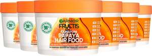 Garnier Fructis Hair Food Papaya 3-in-1 Herstellend Haarmasker Voordeelverpakking - Beschadigd Haar - 6 x 400ml