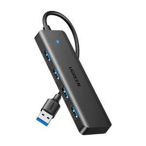 [Nu €8,39] UGREEN USB Hub met 4x USB 3.0 voor €10,39 @ Amazon NL