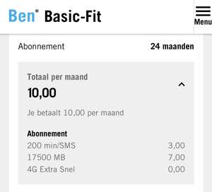 Black Friday: Ben sim-only 17,5GB + 200 min voor € 10,= p/m! Ook voor verlengingen!