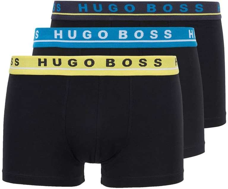 Hugo Boss Trunk Boxershorts heren 3-pack (maat S /M) voor €16,95 @ Amazon
