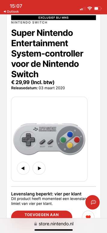 Snes controller Nintendo Switch
