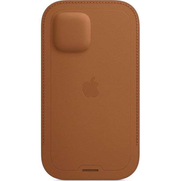 Apple Leather Sleeve MagSafe voor iPhone 12 Pro / 12 Pro Max / 12 Mini voor €12,74 @ Smartphonehoesjes.nl