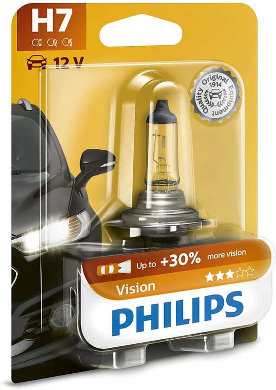 Philips Vision Halogeenlamp - H7 Autolamp - 12V