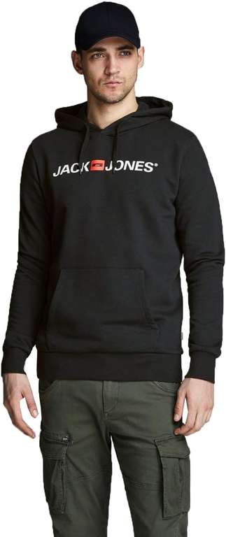 JACK & JONES heren Capuchon Jjecorp Logo Sweat Hood Noos 12137054