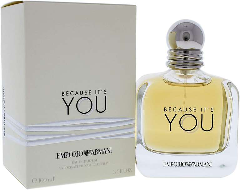 Emporio Armani Because It’s You Eau de Parfum 100 ml voor €45,19 @ Amazon.nl