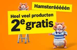 Hamsteren 2e GRATIS of 50% korting - vanaf maandag