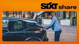 30% korting op dagpakket Sixt Share deelauto