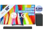 LG 55" 4K C2 OLED TV + DSC9S Soundbar | 120 Hz | OLED55C25LB - Nu met €300 cashback via LG