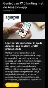[BELGIË] €10 korting bij je eerste aankoop vanaf €25 via de app -> lees de voorwaarden op de foto's, via de link en in de beschrijving