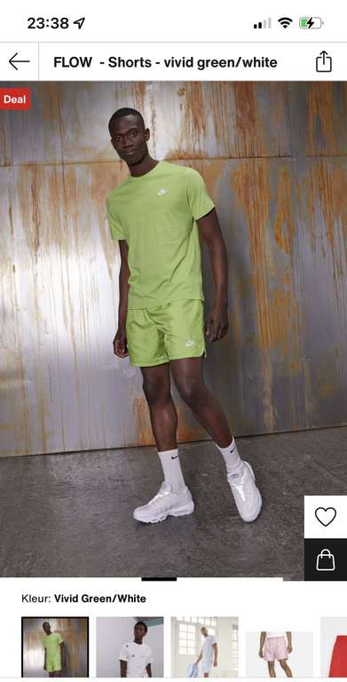 Nike Sportswear FLOW - Shorts vivid green