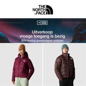 The North Face: early access sale: 30% korting