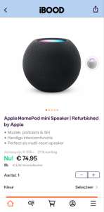 Apple HomePod mini speaker refurbished by apple