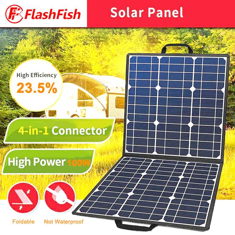 OUKITEL P501 power station + Flashfish SP zonnepaneel voor €420 @ Geekbuying
