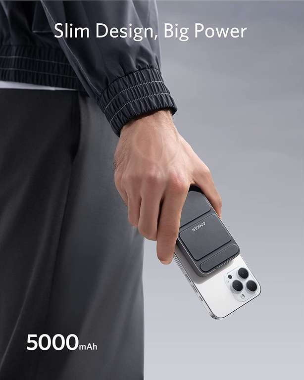 Anker 622 PowerCore magnetische MagGo 5000mAh iPhone powerbank / standaard voor €39,99 @ Amazon NL