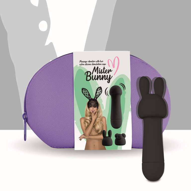 Mister Bunny Mini Vibrator set (zwart of lila) voor €8,99 @ EasyToys