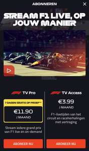 F1 TV | 7 dagen (eerste race weekend) GRATIS