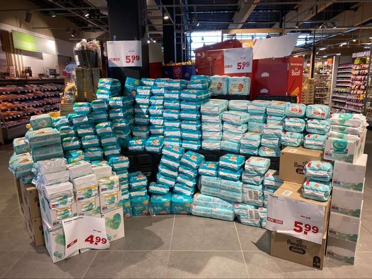 [lokaal] Pampers premium protection + baby dry, maat 3 tm 6 €5,99 per stuk bij PLUS Almere Duin