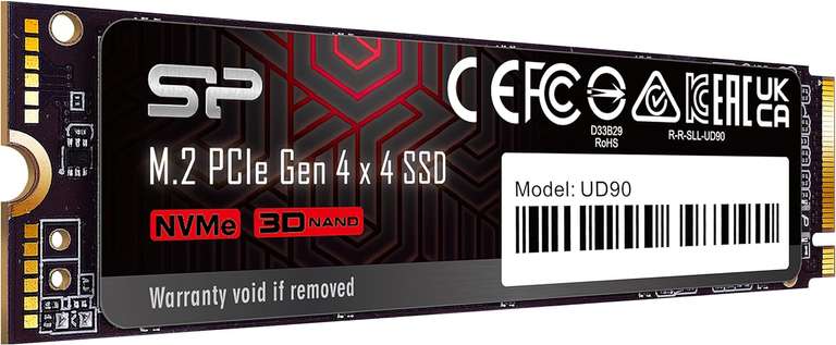Silicon Power UD90 SSD PCIe Gen4x4 NVMe 4TB