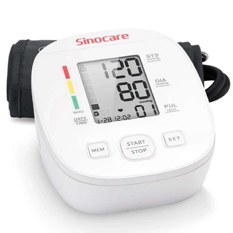 Sinocare AXD809 automatische bloeddrukmeter voor twee gebruikers