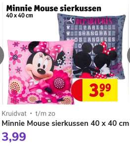 Minnie Mouse sierkussen 40x40 cm @ Kruidvat
